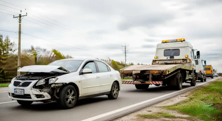 acidente carro e Guincho na BR-101 em Itajaí sc